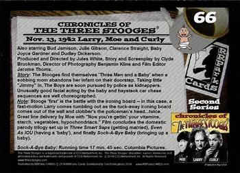2014 RRParks Chronicles of the Three Stooges #66 Sock-A-Bye Baby Back