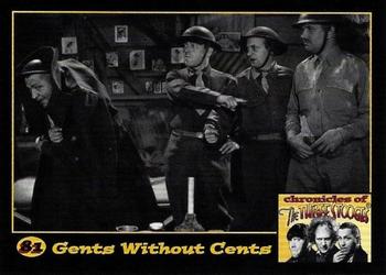 2014 RRParks Chronicles of the Three Stooges #81 Gents Without Cents Front