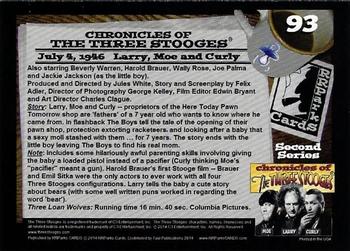 2014 RRParks Chronicles of the Three Stooges #93 Three Loan Wolves Back