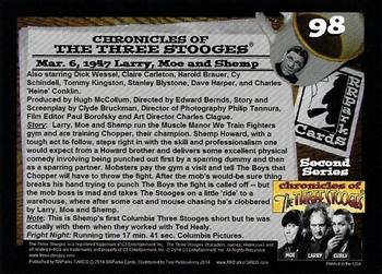 2014 RRParks Chronicles of the Three Stooges #98 Fright Night Back