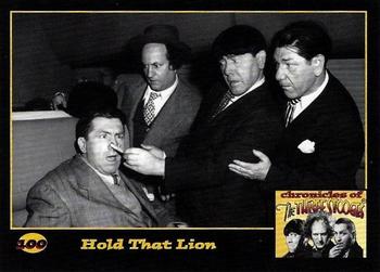 2014 RRParks Chronicles of the Three Stooges #100 Hold That Lion Front