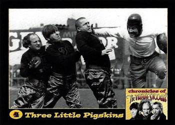 2014 RRParks Chronicles of the Three Stooges #4 Three Little Pigskins Front