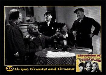 2014 RRParks Chronicles of the Three Stooges #20 Grips, Grunts and Groans Front
