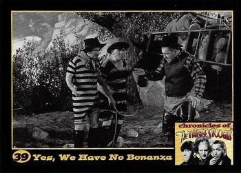 2014 RRParks Chronicles of the Three Stooges #39 Yes, We Have No Bonanza Front