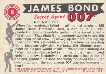 1965 Philadelphia James Bond #8 Dr. No's Pet Back