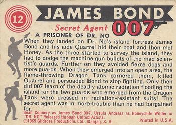 1965 Philadelphia James Bond #12 A Prisoner Of Dr. No Back