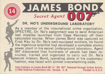 1965 Philadelphia James Bond #14 Dr. No's Underground Laboratory Back
