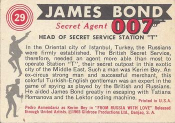 1965 Philadelphia James Bond #29 Head Of Secret Service Station 