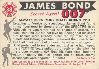 1965 Philadelphia James Bond #38 Always Burn Your Boats Behind You Back