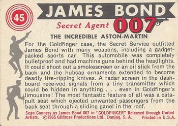 1965 Philadelphia James Bond #45 The Incredible Aston-Martin Back