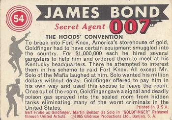 1965 Philadelphia James Bond #54 The Hoods' Convention Back