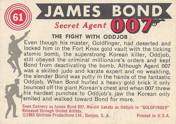 1965 Philadelphia James Bond #61 The Fight With Oddjob Back