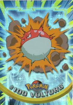 2000 Topps Pokemon TV Animation Edition Series 2 - Foil #100 Voltorb Front
