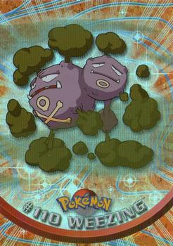 2000 Topps Pokemon TV Animation Edition Series 2 - Foil #110 Weezing Front