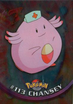 2000 Topps Pokemon TV Animation Edition Series 2 - Foil #113 Chansey Front
