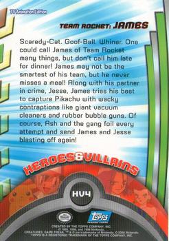 2000 Topps Pokemon TV Animation Edition Series 2 - Foil #HV4 Team Rocket: James Back