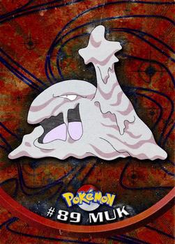 2000 Topps Pokemon TV Animation Edition Series 2 - Foil #89 Muk Front
