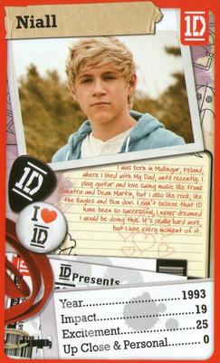 2013 Top Trumps One Direction The Journey So Far #NNO Niall Front