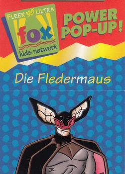 1995 Ultra Fox Kids Network - Power Pop-Ups #6 Die Fledermaus Front