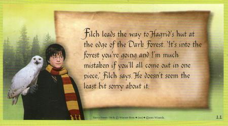 2001 Wizards Harry Potter and the Sorcerer's Stone #11 Filch Leads the Way Back