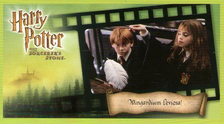 2001 Wizards Harry Potter and the Sorcerer's Stone #40 Wingardium Leviosa! Front