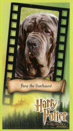 2001 Wizards Harry Potter and the Sorcerer's Stone #49 Fang the Boarhound Front