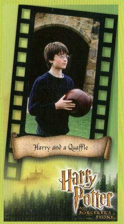 2001 Wizards Harry Potter and the Sorcerer's Stone #57 Harry and a Quaffle Front