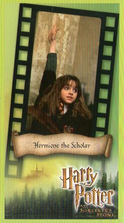 2001 Wizards Harry Potter and the Sorcerer's Stone #62 Hermione the Scholar Front