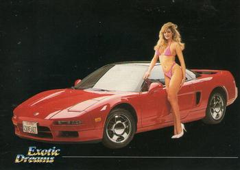 1992 All Sports Marketing Exotic Dreams #2 Julie with Acura NSX Front