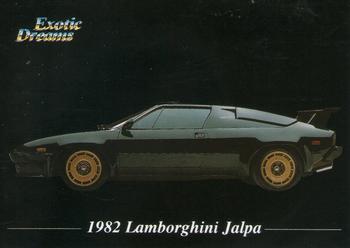 1992 All Sports Marketing Exotic Dreams #7 1982 Lamborghini Jalpa Front