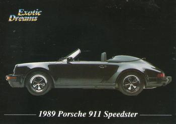 1992 All Sports Marketing Exotic Dreams #9 1989 Porsche 911 Speedster Front