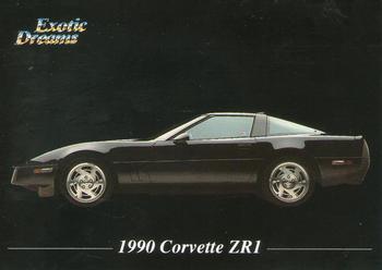 1992 All Sports Marketing Exotic Dreams #37 1990 Corvette ZR1 Front