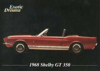 1992 All Sports Marketing Exotic Dreams #38 1968 Shelby GT 350 Front