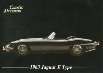 1992 All Sports Marketing Exotic Dreams #39 1963 Jaguar E Type Front