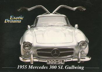 1992 All Sports Marketing Exotic Dreams #58 1955 Mercedes 300 SL Gullwing Front