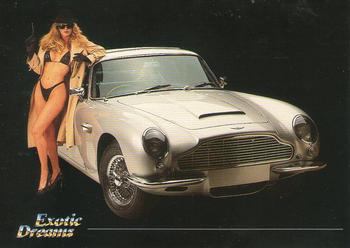 1992 All Sports Marketing Exotic Dreams #60 Shannon with Aston Martin DB6 Front