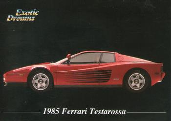 1992 All Sports Marketing Exotic Dreams #70 1985 Ferrari Testarossa Front