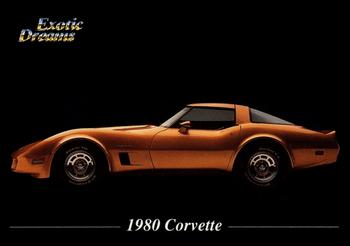 1992 All Sports Marketing Exotic Dreams #56 1980 Corvette Front