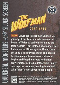 1996 Kitchen Sink Press Universal Monsters of the Silver Screen #37 The Wolfman continued                             1941 Back