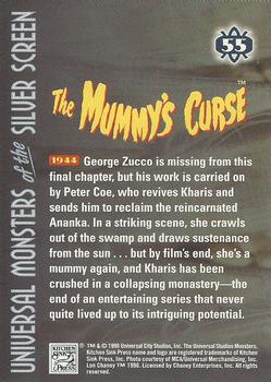 1996 Kitchen Sink Press Universal Monsters of the Silver Screen #55 The Mummy's Curse                                 1944 Back