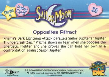 2000 Dart Sailor Moon Series 3 #35 Opposites Attract Back