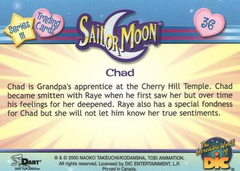 2000 Dart Sailor Moon Series 3 #36 Chad Back