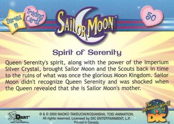 2000 Dart Sailor Moon Series 3 #50 Spirit of Serenity Back