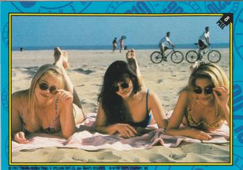1991 Topps Beverly Hills 90210 - Stickers #8 Kelly / Brenda / Donna Front