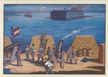 1986 De-lish-us Civil War Scenes 125th Anniversary #1 Fort Sumter Front