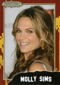 2008 PopCardz #14 Molly Sims Front