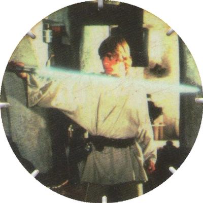 1996 Walkers Star Wars Trilogy Special Edition Tazo's #4 Luke Skywalker Front