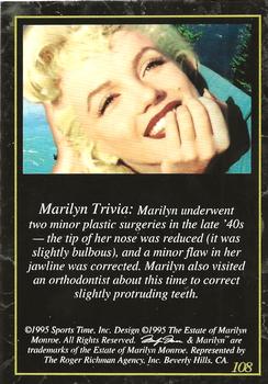 1995 Marilyn Monroe #108 Marilyn underwent Back