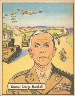 1942 War Gum (R164) #19 George Marshall Front