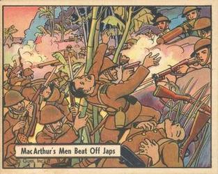 1942 War Gum (R164) #36 MacArthur's Men Beat off Japs Front
